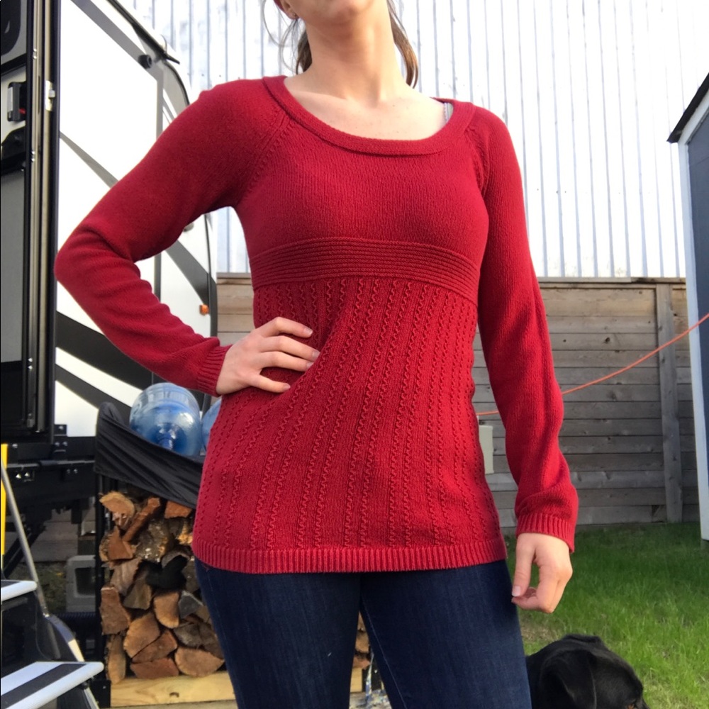 Ann Taylor Loft Red Sweater